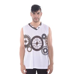 Hour Time Iron Men s Basketball Tank Top by Mariart