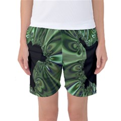 Hole Space Silver Black Women s Basketball Shorts by Mariart