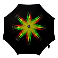 Lamp Colors Green Yellow Red Black Hook Handle Umbrellas (small) by Mariart