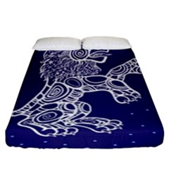 Leo Zodiac Star Fitted Sheet (king Size) by Mariart