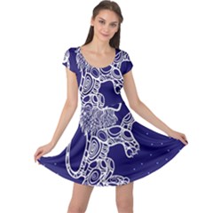 Leo Zodiac Star Cap Sleeve Dresses by Mariart