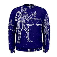 Libra Zodiac Star Men s Sweatshirt by Mariart