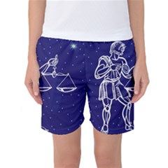 Libra Zodiac Star Women s Basketball Shorts by Mariart