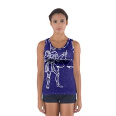 Libra Zodiac Star Women s Sport Tank Top  by Mariart