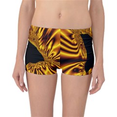 Hole Gold Black Space Reversible Bikini Bottoms by Mariart