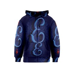 Marquis Love Dope Lettering Blue Red Alphabet E Kids  Zipper Hoodie by Mariart