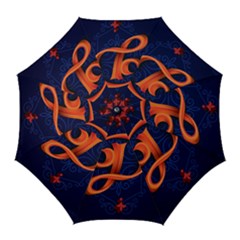 Marquis Love Dope Lettering Blue Red Orange Alphabet P Golf Umbrellas by Mariart