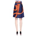 Marquis Love Dope Lettering Blue Red Orange Alphabet P A-Line Skirt View2