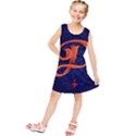 Marquis Love Dope Lettering Blue Red Orange Alphabet P Kids  Tunic Dress View1