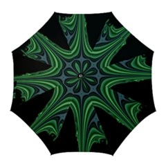 Line Light Star Green Black Space Golf Umbrellas by Mariart