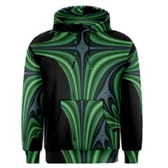 Line Light Star Green Black Space Men s Pullover Hoodie by Mariart