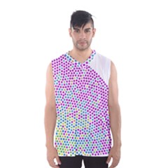 Japanese Name Circle Purple Yellow Green Red Blue Color Rainbow Men s Basketball Tank Top by Mariart