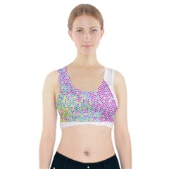 Japanese Name Circle Purple Yellow Green Red Blue Color Rainbow Sports Bra With Pocket by Mariart