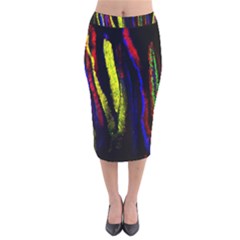 Multicolor Lineage Tracing Confetti Elegantly Illustrates Strength Combining Molecular Genetics Micr Velvet Midi Pencil Skirt by Mariart