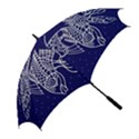 Pisces Zodiac Star Golf Umbrellas View2