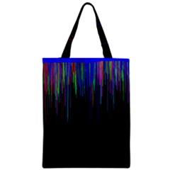 Rain Color Paint Rainbow Zipper Classic Tote Bag by Mariart