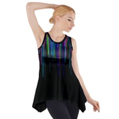 Rain Color Paint Rainbow Side Drop Tank Tunic by Mariart