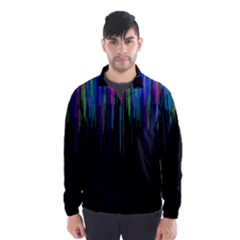 Rain Color Paint Rainbow Wind Breaker (men) by Mariart