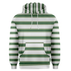 Plaid Line Green Line Horizontal Men s Pullover Hoodie by Mariart