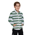 Plaid Line Green Line Horizontal Wind Breaker (Kids) View1