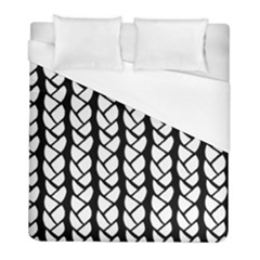 Ropes White Black Line Duvet Cover (full/ Double Size) by Mariart