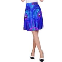 Sign Taurus Zodiac A-line Skirt by Mariart