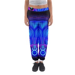 Sign Taurus Zodiac Women s Jogger Sweatpants by Mariart