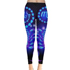 Sign Scorpio Zodiac Leggings  by Mariart