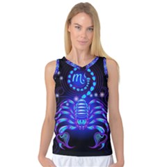 Sign Scorpio Zodiac Women s Basketball Tank Top by Mariart