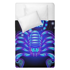 Sign Scorpio Zodiac Duvet Cover Double Side (single Size) by Mariart