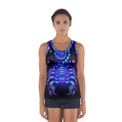 Sign Scorpio Zodiac Women s Sport Tank Top  by Mariart