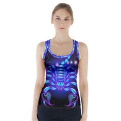 Sign Scorpio Zodiac Racer Back Sports Top by Mariart