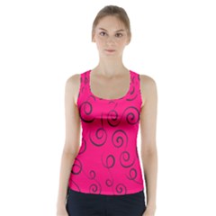 Pattern Racer Back Sports Top by ValentinaDesign