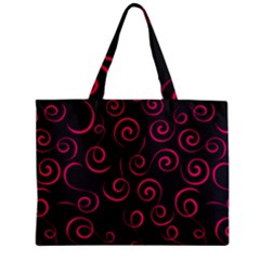 Pattern Zipper Mini Tote Bag