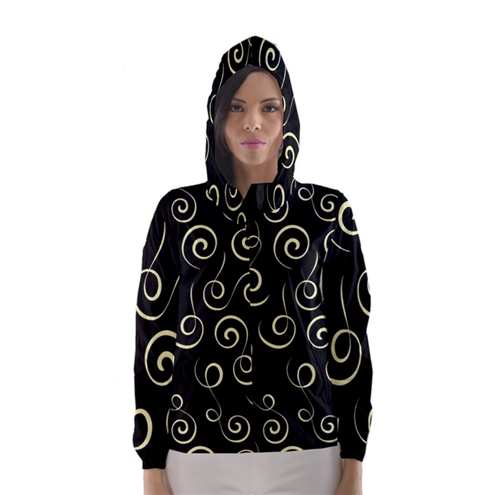 Pattern Hooded Wind Breaker (Women)