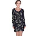 Pattern Long Sleeve Nightdress View1