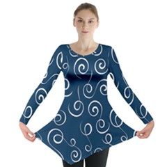 Pattern Long Sleeve Tunic 