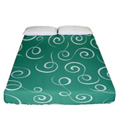 Pattern Fitted Sheet (california King Size)