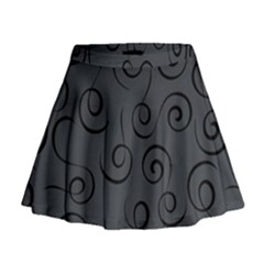 Pattern Mini Flare Skirt