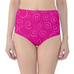 Pattern High-waist Bikini Bottoms