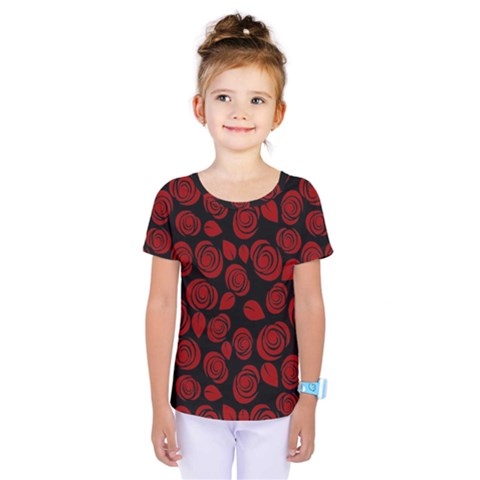 Floral Pattern Kids  One Piece Tee by ValentinaDesign