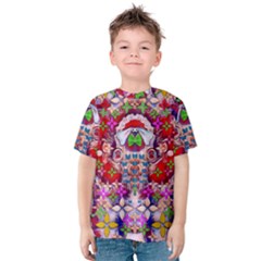 Hawaiian Poi Cartoon Dog Kids  Cotton Tee