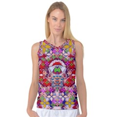 Hawaiian Poi Cartoon Dog Women s Basketball Tank Top