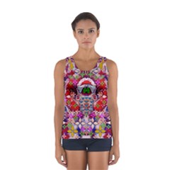 Hawaiian Poi Cartoon Dog Women s Sport Tank Top  by pepitasart