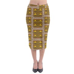 Pasta Con Fish Al Diente Midi Pencil Skirt by pepitasart