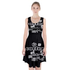 Give Me Coffee And Nobody Gets Hurt Racerback Midi Dress by Valentinaart