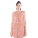 Abc Graffiti Scoop Neck Skater Dress View1