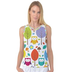 Cute Owl Women s Basketball Tank Top by Nexatart