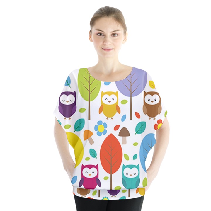 Cute Owl Blouse