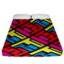 Hert Graffiti Pattern Fitted Sheet (King Size) View1